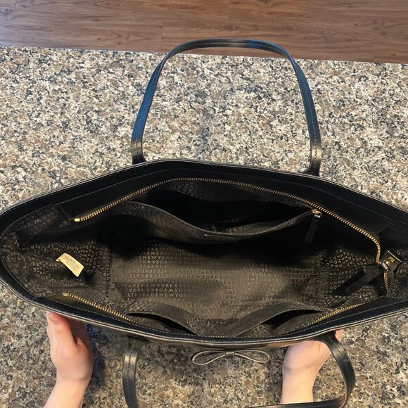 Kate Spade Large Tote (Black, Very Good Condition) - Picture 8 of 8